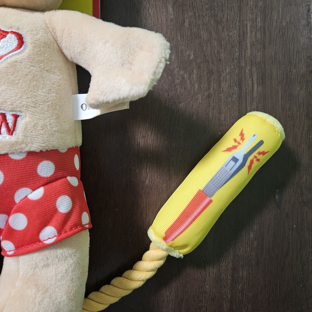 Hasbro Operation Plush Toy with Red and Yellow Details - Picture 3 of 5